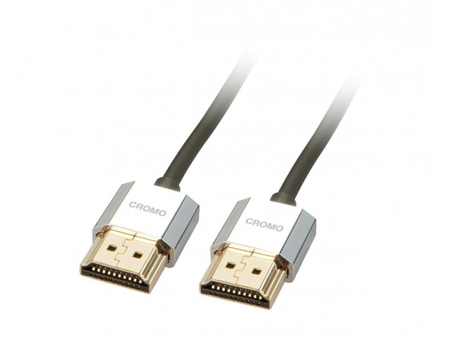 Lindy Cromo Slim Hdmi High Speed  A/A Cable, 1M