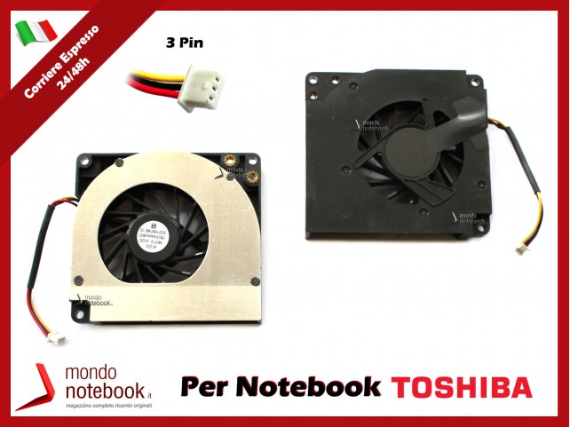 Ventola Fan CPU TOSHIBA Satellite P100 P105 - UDQFRPR53CQU Ventola Fan CPU TOSHIBA Satellite P100 P105 - UDQFRPR53CQU