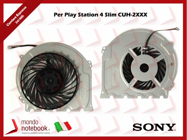 Ventola Fan SONY Play Station PS4 SLIM CUH-2XXX DC 12V 1,30A Ventola Fan SONY Play Station PS4 SLIM CUH-2XXX DC 12V 1,30A