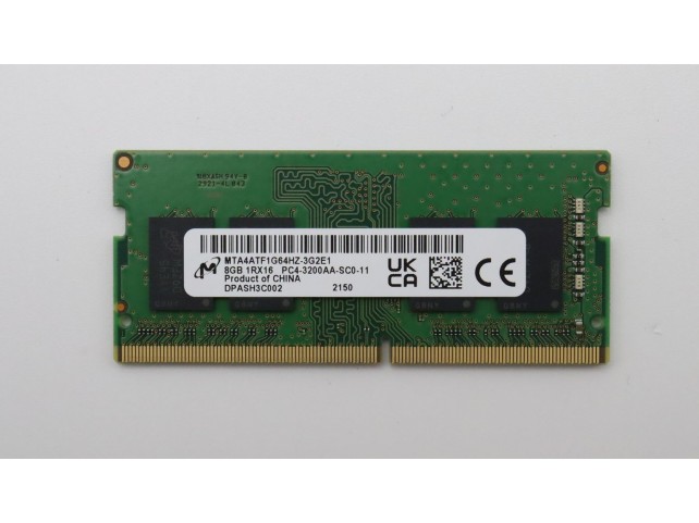Lenovo SODIMM,8GB, DDR4, 3200 ,Micron Lenovo SODIMM,8GB, DDR4, 3200 ,Micron