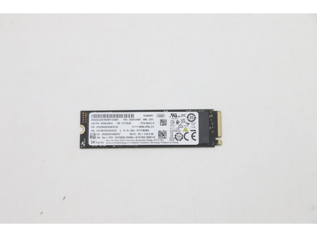 Lenovo 256G,M.2,2280,PCIe3x4,SKH,OP Lenovo 256G,M.2,2280,PCIe3x4,SKH,OP