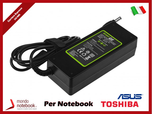 Alimentatore Compatibile per ASUS e TOSHIBA 90W 19V 4,74A (5,5mm X 2,5mm) AD27-P Alimentatore Compatibile per ASUS e TOSHIBA 90W 19V 4,74A (5,5mm X 2,5mm) AD27-P