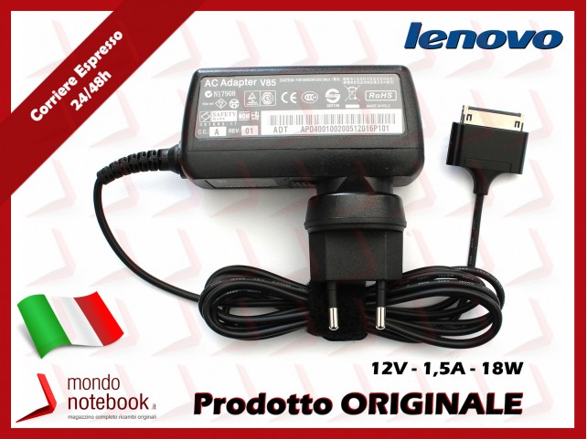 Alimentatore Originale Lenovo IdeaPad K1 S1 Y1001 12V 1,5A Alimentatore Originale Lenovo IdeaPad K1 S1 Y1001 12V 1,5A