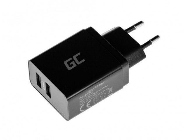 Alimentatore USB Compatibile 2xUSB con Ricarica iQ Smart Alimentatore USB Compatibile 2xUSB con Ricarica iQ Smart