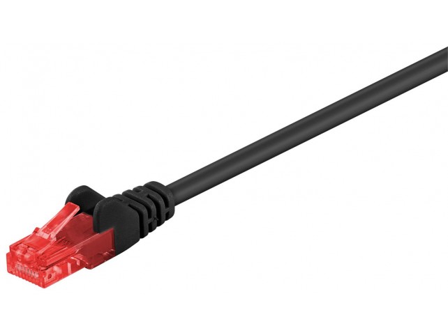 MicroConnect U/UTP CAT6 20M Black PVC  Unshielded Network Cable,