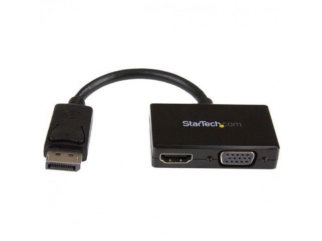 StarTech.com DP TO HDMI OR VGA CONVERTER  Travel A/V Adapter: 2-in-1