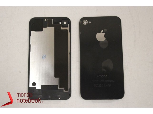 Back Cover Posteriore APPLE iPhone 4S (Nera) Back Cover Posteriore APPLE iPhone 4S (Nera)