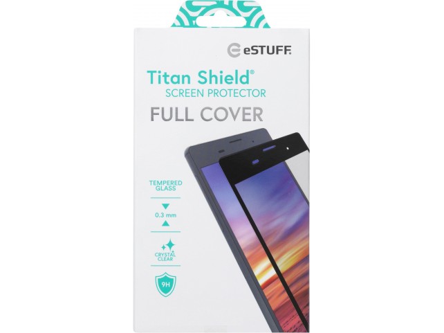eSTUFF Samsung Galaxy A72 Black Full Cover, Full Glue eSTUFF Samsung Galaxy A72 Black Full Cover, Full Glue