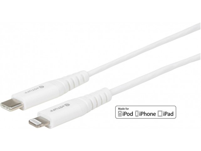 eSTUFF USB-C Lightning Cable MFI 0,5m USB-C to 8Pin lightning plug eSTUFF USB-C Lightning Cable MFI 0,5m USB-C to 8Pin lightning plug