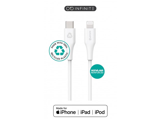 eSTUFF INFINITE Super Soft 100% Recycled TPE USB-C to eSTUFF INFINITE Super Soft 100% Recycled TPE USB-C to