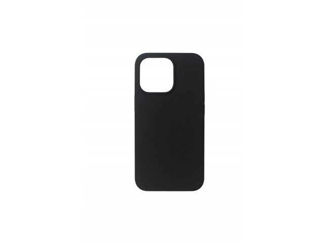 eSTUFF MADRID iPhone 13 Pro Silicone case Black silk touch 4 sides eSTUFF MADRID iPhone 13 Pro Silicone case Black silk touch 4 sides