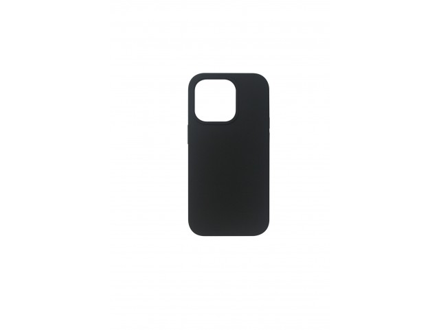 eSTUFF MADRID iPhone 14 Pro Silicone case Black silk touch 4 sides eSTUFF MADRID iPhone 14 Pro Silicone case Black silk touch 4 sides