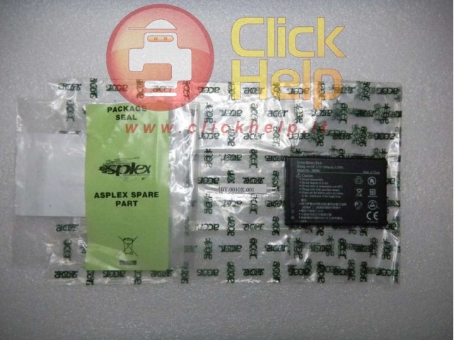 BATTERIA ACER BeTouch E110 Viewsonic V350, BT.0010X.001 HH08C 1500mAh BATTERIA ACER BeTouch E110 Viewsonic V350, BT.0010X.001 HH08C 1500mAh