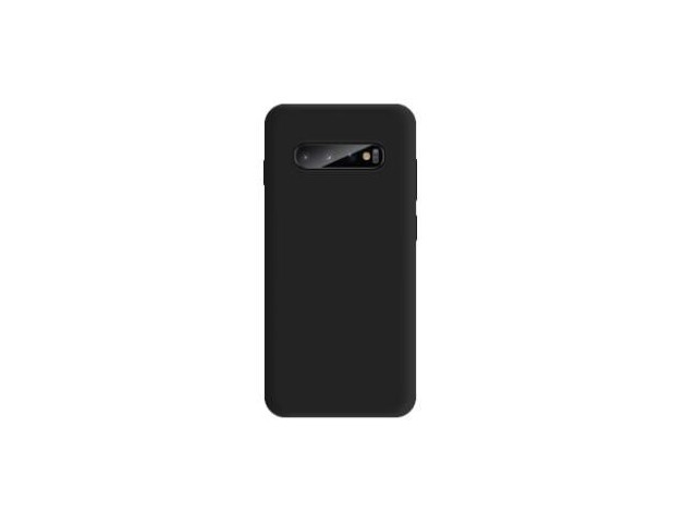 eSTUFF MADRID Samsung Galaxy S10 Silicone case Black silk eSTUFF MADRID Samsung Galaxy S10 Silicone case Black silk