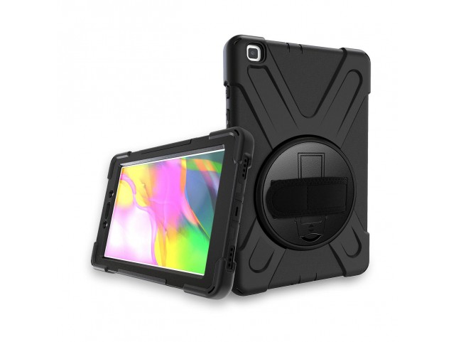 eSTUFF AUSTIN Defender Case Samsung Galaxy Tab A 8.0 with hand eSTUFF AUSTIN Defender Case Samsung Galaxy Tab A 8.0 with hand