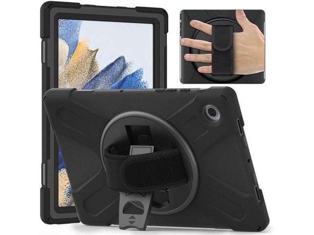 eSTUFF AUSTIN Defender Case Samsung Galaxy Tab A8 10.5 with hand eSTUFF AUSTIN Defender Case Samsung Galaxy Tab A8 10.5 with hand