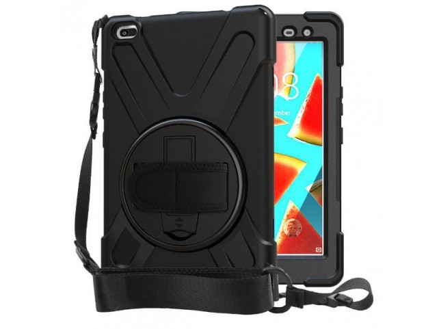 eSTUFF AUSTIN Defender Case Lenovo TAB M8 HD with hand strap and eSTUFF AUSTIN Defender Case Lenovo TAB M8 HD with hand strap and