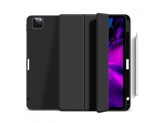 eSTUFF MIAMI Pencil Case iPad Pro 12.9 2022/2021. Black PU