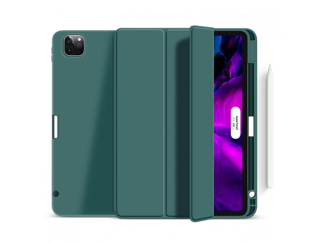 eSTUFF MIAMI Pencil Case iPad Pro 12.9 2022/2021. Dark Green PU
