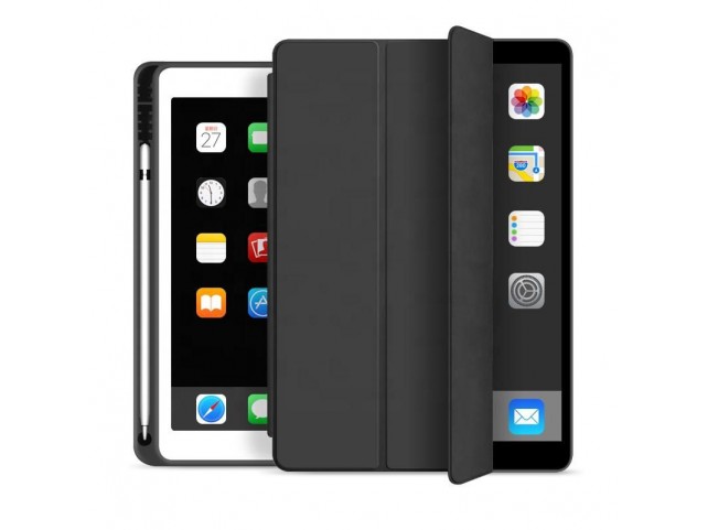 eSTUFF SEATTLE Pencil Case iPad 9.7 2018/2017. Black PU leather eSTUFF SEATTLE Pencil Case iPad 9.7 2018/2017. Black PU leather