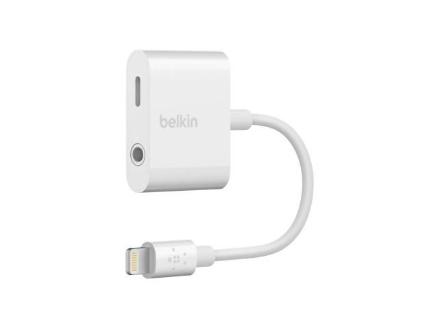 Belkin 3.5 MM AUDIO+CHARGE 4in Wht RockStar, White, 3.5mm, Belkin 3.5 MM AUDIO+CHARGE 4in Wht RockStar, White, 3.5mm,