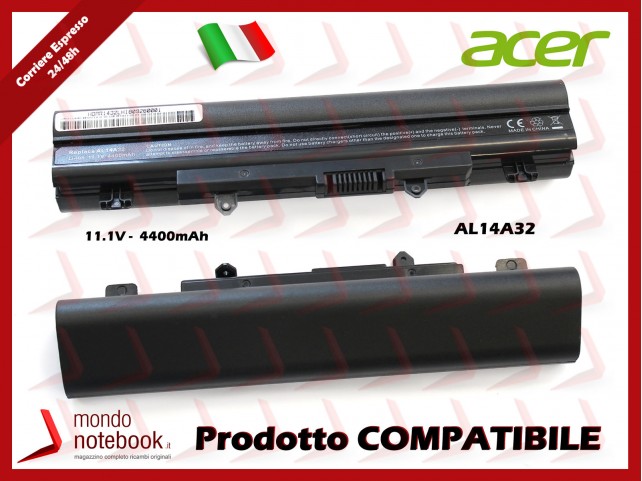 Batteria Compatibile Alta Qualità ACER V3-572G E5-511 TravelMate P246 P256 Batteria Compatibile Alta Qualità ACER V3-572G E5-511 TravelMate P246 P256