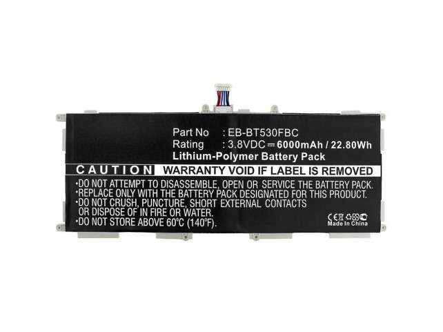 CoreParts Battery for Samsung Gal Tab4 26Wh Li-ion 3.8V 6800mAh CoreParts Battery for Samsung Gal Tab4 26Wh Li-ion 3.8V 6800mAh