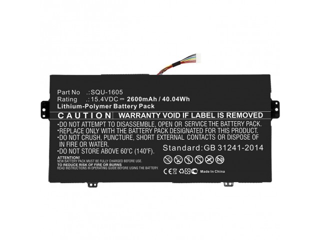 CoreParts Laptop Battery for Acer 40.04Wh Li-ion 15.4V 2600mAh CoreParts Laptop Battery for Acer 40.04Wh Li-ion 15.4V 2600mAh