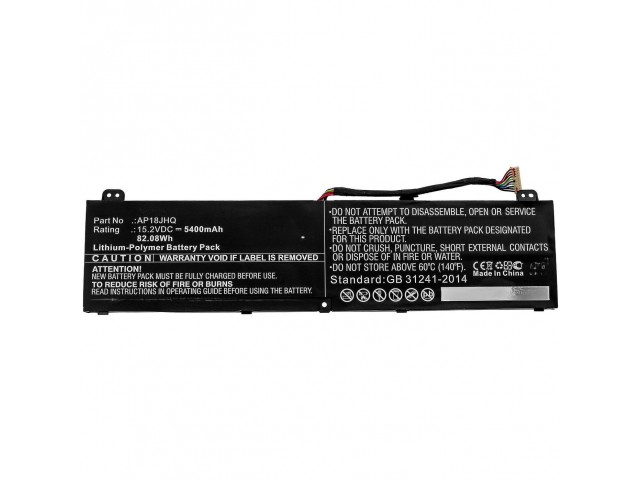 CoreParts Laptop Battery for Acer 82.08Wh Li-Polymer 15.2V CoreParts Laptop Battery for Acer 82.08Wh Li-Polymer 15.2V