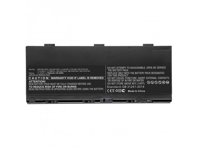 CoreParts Laptop Battery for Lenovo 88.92Wh Li-ion 11.4V 7800mAh CoreParts Laptop Battery for Lenovo 88.92Wh Li-ion 11.4V 7800mAh