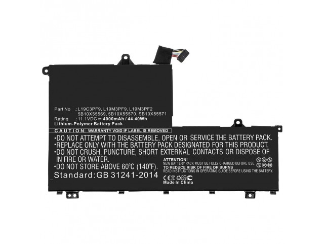 CoreParts Laptop Battery for Lenovo 44.40Wh Li-Pol 11.1V 4000mAh CoreParts Laptop Battery for Lenovo 44.40Wh Li-Pol 11.1V 4000mAh