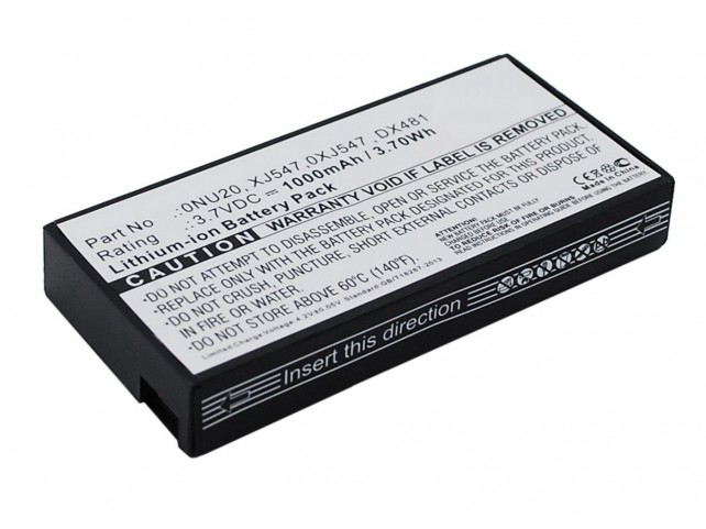 CoreParts Raid Cont. Battery for Dell  3.7Wh Li-ion 3.7V 1000mAh