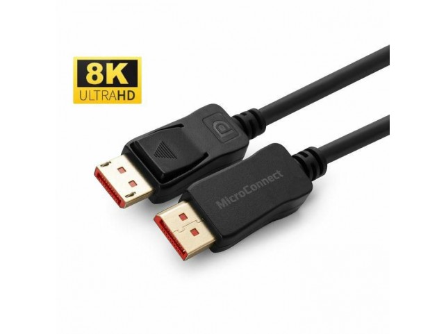MicroConnect 8K Displayport 1.4 Cable 0.5m  Displayport version 1.4,