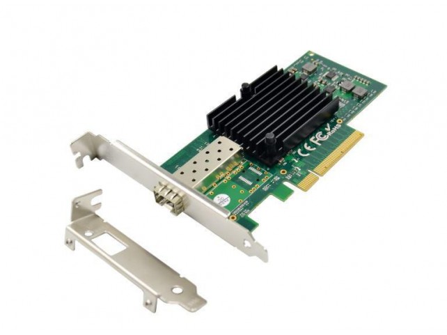 MicroConnect 1 port 10G Fiber Network Card  Main Chip : Intel 82599EN
