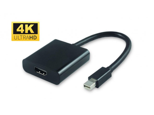 MicroConnect Active Mini DP to HDMI Adaptor Mini DP to HDMI, M/F Black MicroConnect Active Mini DP to HDMI Adaptor Mini DP to HDMI, M/F Black
