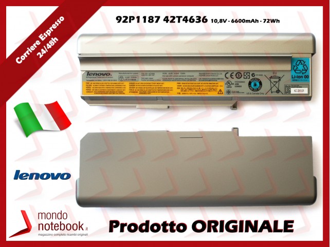 Batteria Originale LENOVO 3000 C200 N100 N200 Batteria Originale LENOVO 3000 C200 N100 N200