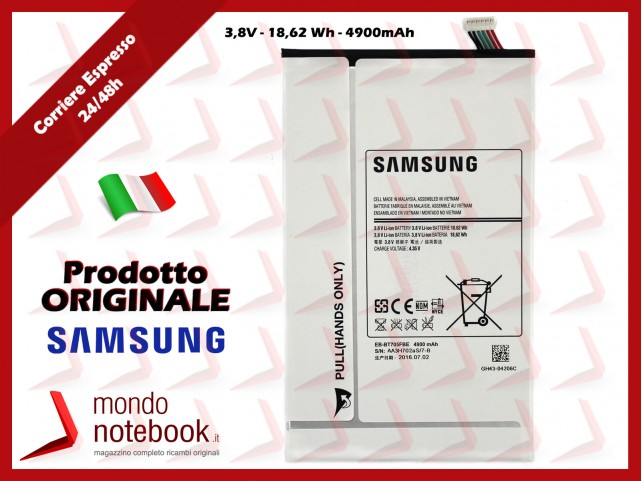 Batteria Originale Samsung Galaxy Galaxy Tab S 8.4 Batteria Originale Samsung Galaxy Galaxy Tab S 8.4