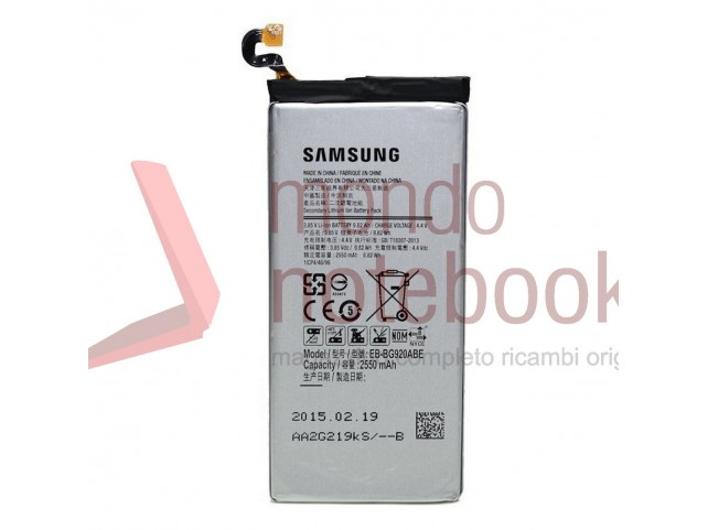 Batteria Originale Samsung Galaxy S6 (SM-G920) Batteria Originale Samsung Galaxy S6 (SM-G920)
