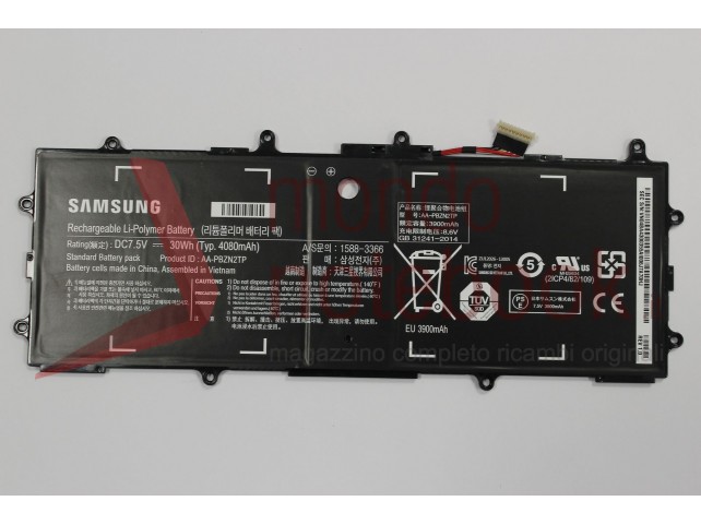Batteria Originale Samsung Tablet Ativ Tab 5 Smart PC 500T (XE500T1C) Samsung Notebook NP905S3G NP91 Batteria Originale Samsung Tablet Ativ Tab 5 Smart PC 500T (XE500T1C) Samsung Notebook NP905S3G NP91