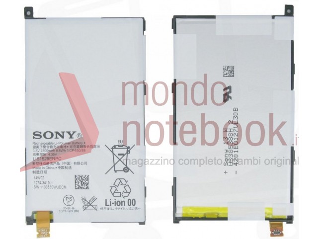 Batteria Originale Sony Smartphone Xperia Z1 Compact D5503 Batteria Originale Sony Smartphone Xperia Z1 Compact D5503
