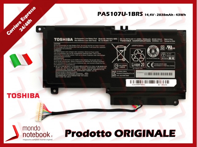 Batteria TOSHIBA Satellite L50-A L55 L55T P50-A P50T-A P55 S55 S50D-A S55T L45D Batteria TOSHIBA Satellite L50-A L55 L55T P50-A P50T-A P55 S55 S50D-A S55T L45D
