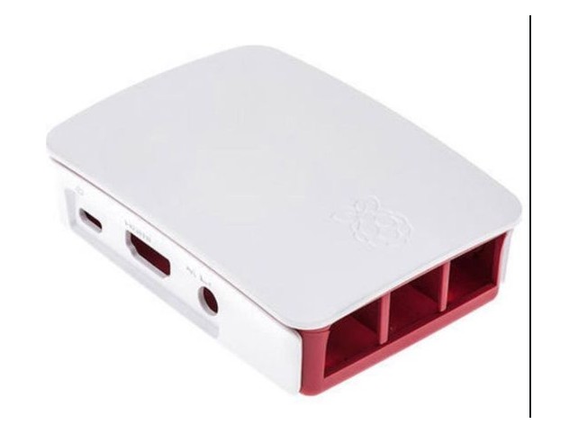 Raspberry Pi Pi 2 / Pi 3 / Model B+  (Red/White) white/red