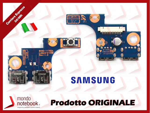 Board Tasto Accensione Power Button e USB Samsung NP270E5E NP270E5V NP300E5E Board Tasto Accensione Power Button e USB Samsung NP270E5E NP270E5V NP300E5E