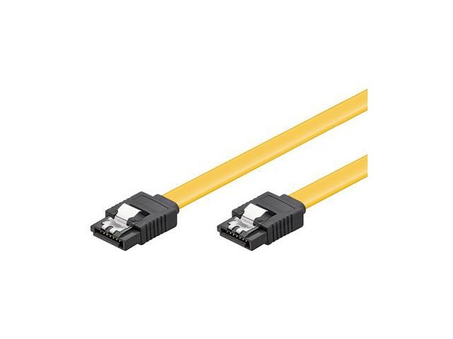 MicroConnect SATA cable 6GB, SATA III 0,50M  7-Pole to 7-Pole SATA plugs,