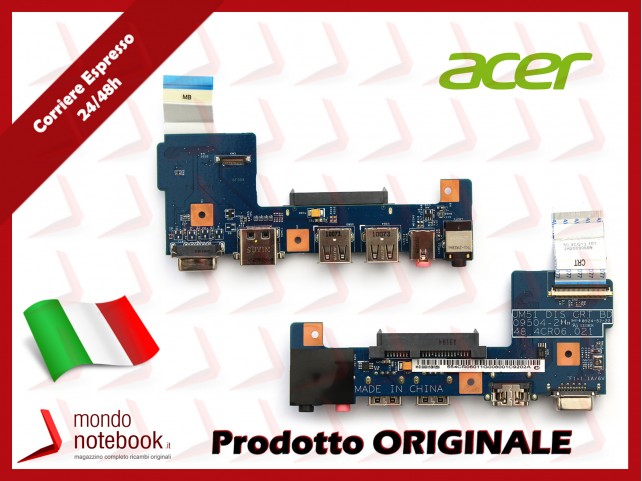 Board USB Audio Display con Cavo ACER Aspire 5810TG 5810TZG Board USB Audio Display con Cavo ACER Aspire 5810TG 5810TZG