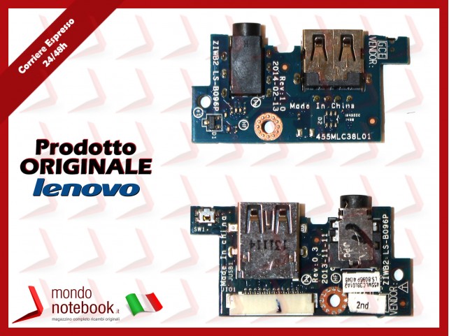 Board USB I/O LENOVO IdeaPad 305 B40-30 B50-70 B50-80 B50-30 B40-45 B40-70 305-15IBD Board USB I/O LENOVO IdeaPad 305 B40-30 B50-70 B50-80 B50-30 B40-45 B40-70 305-15IBD