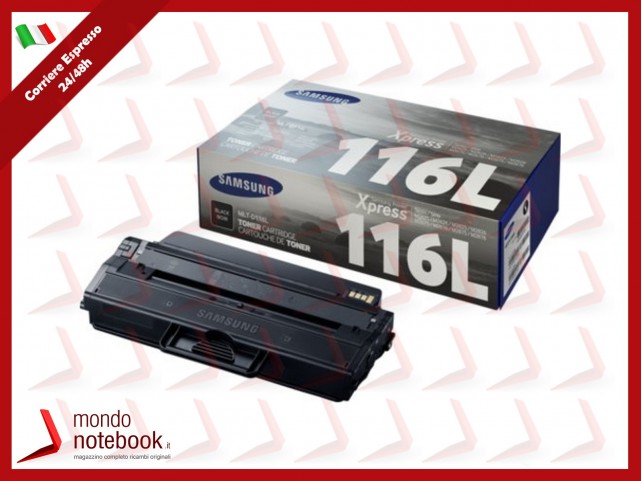 TONER HP SAMSUNG MLT-D116L/ELS Nero 3.000PP x SL-M2625 SL-M2825ND SL-M2675F SL-M2875FD M2885FW M2835 TONER HP SAMSUNG MLT-D116L/ELS Nero 3.000PP x SL-M2625 SL-M2825ND SL-M2675F SL-M2875FD M2885FW M2835