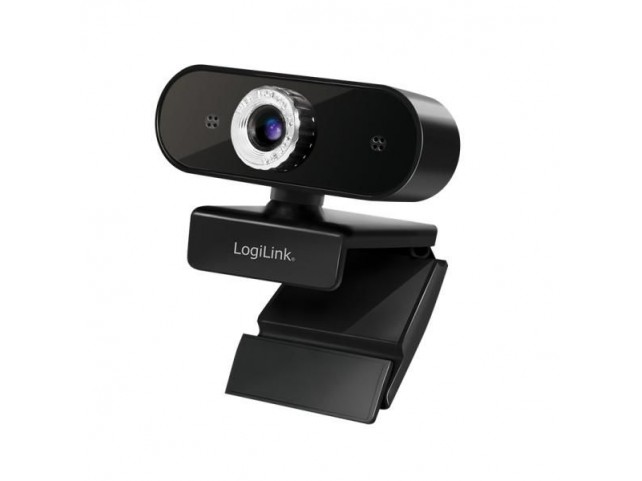 LogiLink Webcam 3 Mp 1920 X 1080  Pixels Usb 2.0 Black, Silver