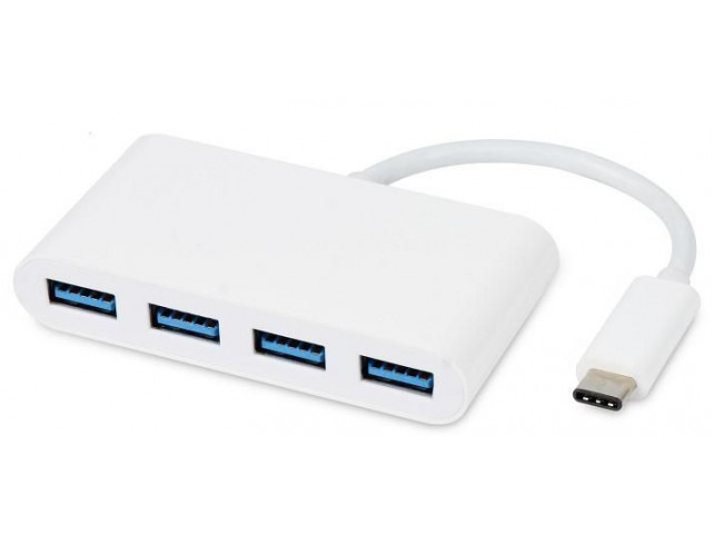 MicroConnect USB-C Multiport Adapter simultaneous connection of 4