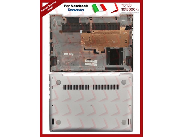 Bottom Case Scocca Cover Inferiore LENOVO Ideapad S41-35 S41-70 (Silver) Bottom Case Scocca Cover Inferiore LENOVO Ideapad S41-35 S41-70 (Silver)